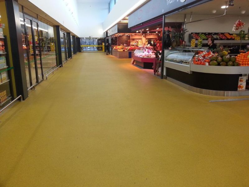 Pavimento Multicapa Decorativo en Mercado