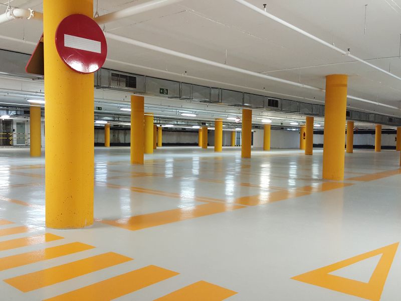 Lotum renueva 15500m2 de pavimento de Parking en edificio singular