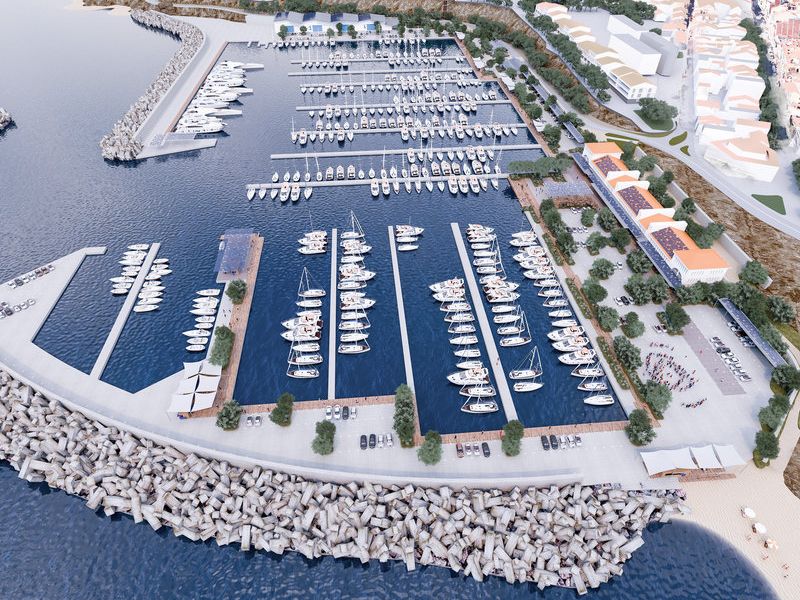 Regeneración pavimento pantalanes puerto deportivo Marina Palamós.