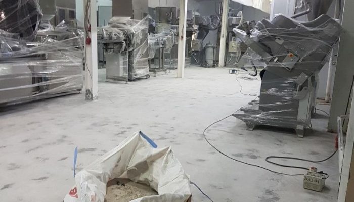 Regeneración pavimento 1.000 m2 en industria alimentaria