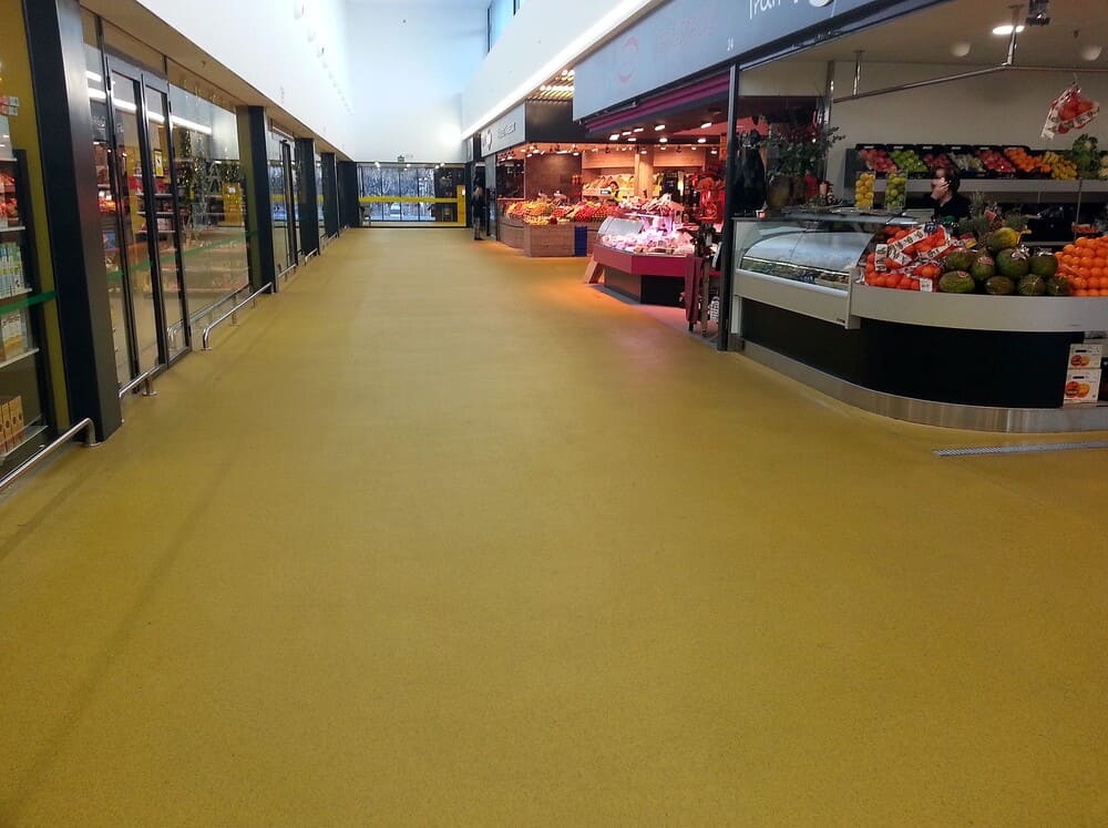 pavimentos industriales en supermercados